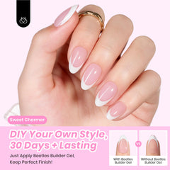 Beetles X Press 224pcs nail tips offering versatile DIY styles.