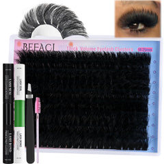 BEFACL Lash Clusters Kit box view highlighting all in one at home DIY kit