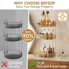 BEFSOP detachable trays are easy to clean after daily use.