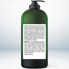 Being Naturals Aloe Vera Gel tea tree oil boosts cleansing feel.