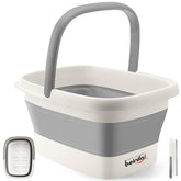 Beinilai collapsible foot bath folded design for compact travel storage.