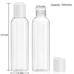 Bekith BPA-free clear PET bottle ideal for lotions and aromatherapy blends.