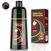 BELEZALIB dark brown hair dye shampoo bottle ready for gray coverage.