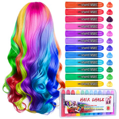 BELEZALIB Hair Chalk 12-color pack shows vibrant hues for playful styling