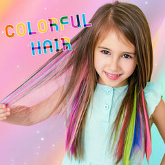 BELEZALIB Hair Chalk wand-application enables easy color control for kids