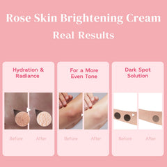 BELIARST brightening cream on inner thigh area.