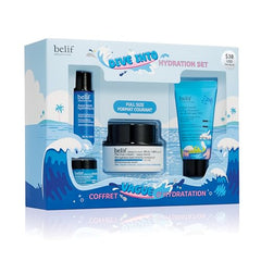 belif Aqua Bomb cream close-up shows lightweight gel hydration