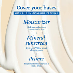 belif Dew Guard texture-milky-application shows light, hydrating sunscreen.