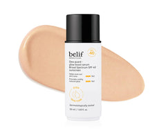 belif Dew Guard Vitamin C Glow Tint SPF 40 bottle with radiant hydration for daily wear