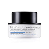 belif Moisturizing Bomb bottle front showing milky hydration for all day moisture.