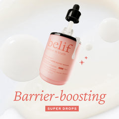 belif retinol-peptide-super-drops-serum-pump: easy application for even, radiant skin