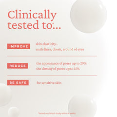 belif retinol-peptide-super-drops-serum-texture-on-skin: smoothing and glow-ready finish