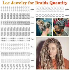 Belinreli loc jewelry for dreadlocks adds decorative, secure accents.