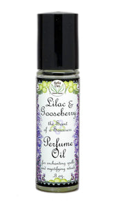 BELLA DES NATURAL BEAUTY Lilac Gooseberry perfume oil bottle closeup for travel-ready scent refresh.