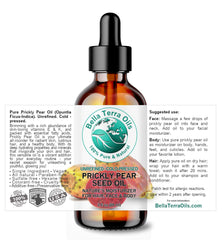 Bella Terra Oils prickly pear seed oil shows golden hues for radiant skin