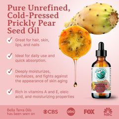 Bella Terra Oils prickly pear seed oil pump enables convenient, mess-free application