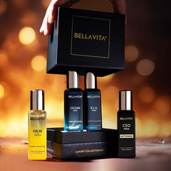 BellaVita Luxury B.L.U. bottle provides depth for versatile daily use