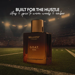 Bella Vita Luxury G.O.A.T patchouli base adds warmth and depth for evening wear.