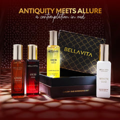 BellaVita Luxury OUD Dark bottle close-up for evening wear