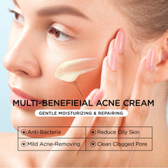 BellamiLuxx cystic acne ingredients tea tree visual highlights plant-powered care.