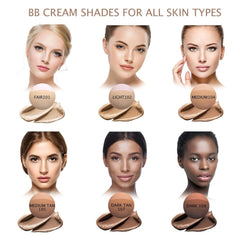 Bellaterra Cosmetics BB Cream texture swatch demonstrates buildable, blendable coverage