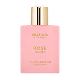 BellaVita Luxury Rose bottle shows elegant design for daily wear.