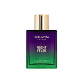 Bellavita Night Fever bottle front shows premium unisex fragrance for daily wear.