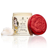 Belle Maison Disney Belle scrub bottle shows luxurious exfoliation for smoother skin.