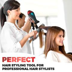 Bellforno hair dryer back view highlighting 360 swivel cord and filter