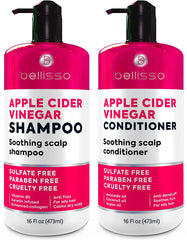 BELLISSO front packaging showing bottle pair and benefits