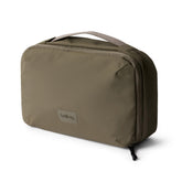 Bellroy Hanging Toiletry Kit SeaKelp front view highlighting compact travel-ready design.