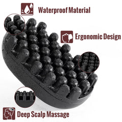 Belongtous hair sponge texture close-up showing durable rubber surface for curl activation.