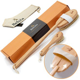 Belula dry brushing body brush shows a soothing morning ritual for smoother skin.