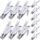 Bememo 12-piece nail clippers set with stainless blades for precise trims