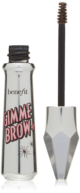 Benefit Gimme Brow+ tapered brush application showcases mess-free brow definition