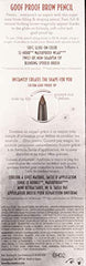 Benefit Goof Proof Brow Pencil No.2 Light wide base fills brows quickly for natural color.