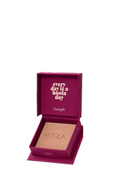 Benefit Hoola Matte Bronzer Mini open compact with natural matte warmth