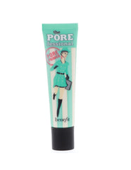 Benefit POREfessional Pro Balm on skin showing minimized pores for a refined complexion.