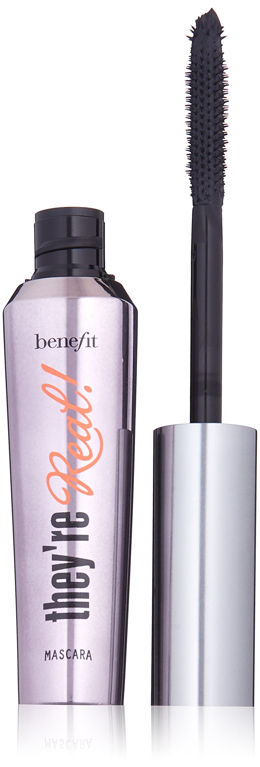 Benefit They're Real Beyond Mascara close-up brush shows length and definition possibilities.