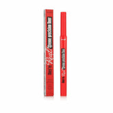 Benefit they're real! xtreme precision waterproof liquid eyeliner bottle shows bold black shade for defined eyes.
