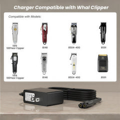 BENSN 4V charger compatible with Wahl 5-Star models for versatile use.