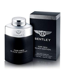 Bentley Black Edition box packaging, luxury presentation suitable for gifting.
