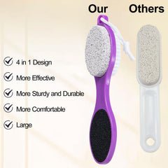 Beomeen pumice stone brush coarse side for hard skin on feet.