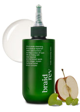 Bephor scalp cleansing toner bottle with apple cider vinegar to refresh braids.