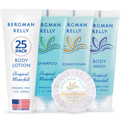 BERGMAN KELLY tropical waterfall soap 1oz bar offers refreshing citrus scent for hotel guests
