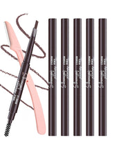 Berinist eyebrow pencil set 6pc packaging highlights versatile shades for daily and dramatic looks