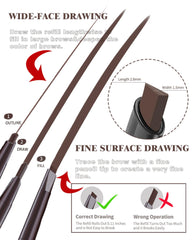Berinist waterproof brow pencil ensures all-day smudge-free wear