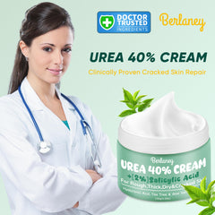 Berlaney Urea Cream close-up of softened calluses and smoother skin