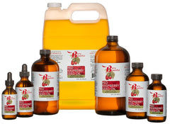 Berry Beautiful Raspberry Seed Oil ingredients label communicates pure unrefined oil and sustainable sourcing.