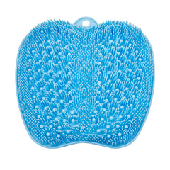 BESKAR foot scrubber mat with non-slip suction cups for secure shower grip and thorough cleaning.